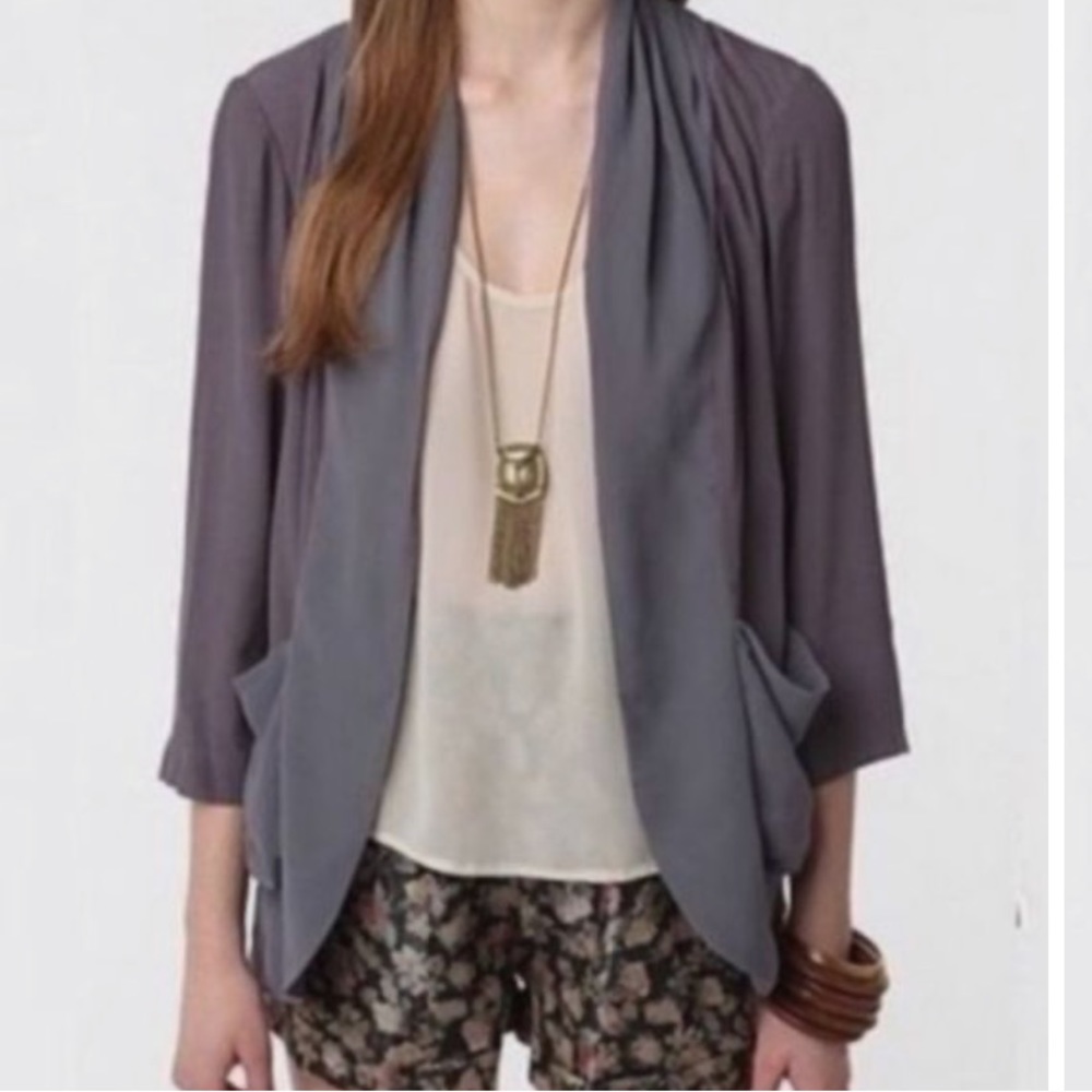 Gray blazer by Kimchi Blue